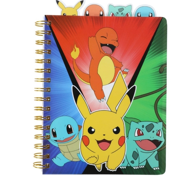 Pokemon Journal Book With Tab Dividers NWT - Picture 1 of 4